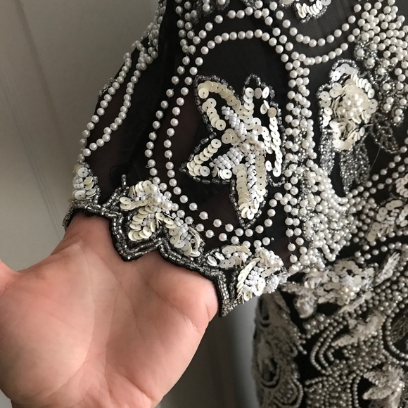 Vintage Beaded Blouse - Picture 6 of 11